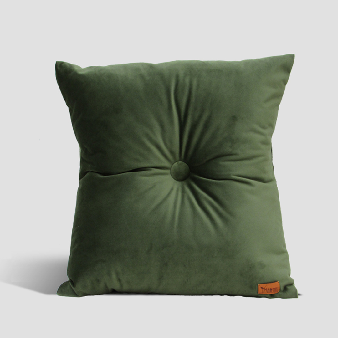 velvet-cushion-with-centre-button-detail-_-51-x-51cms-_-insert-included-_-olive-green